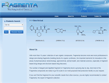 Tablet Screenshot of fragmenta.com